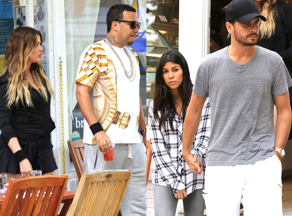 Khloé & Kourtney Go on a Double Date—See the Pics! - E! Online